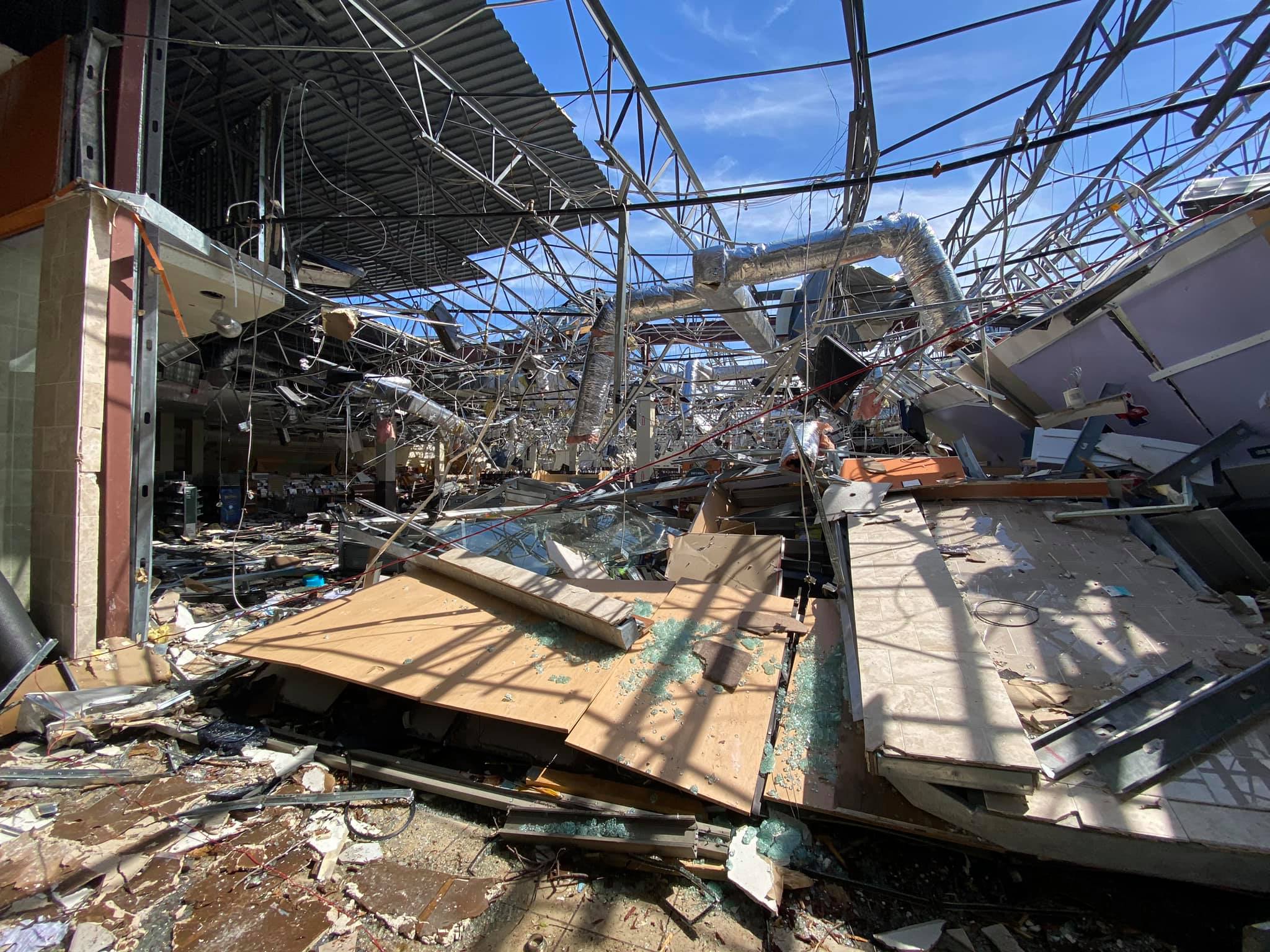 Destroyed Interior Of Industrial Facility